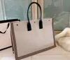 Damenhandtaschen Rive Gauche Einkaufstasche Einkaufstasche Handtasche hochwertige Mode Leinen große Strandtaschen Luxus-Designer-Reisetasche