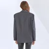 Patchwork Hit Color Blazer pour Femmes Blazers décontractés à manches longues Femme Mode Vêtements automne 210524