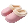Slippers 2021 Waterproof Winter Soft Platform Women Warm Plush House Slides Indoor Outdoor Cozy Home EVA Cotton Shoes Footwear