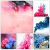 Fumo torta colorato effetto Pography puntelli giocattolo 6 pezzi colori treppiedi