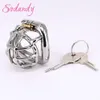 stainless steel chastity small cage