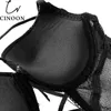 NXYセクシーセットシナーンセクシーランジェリー女性アンダーウェアスリング刺繍入り花寝室コルセットショルダーストラプランガーイブラック1129