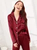 Voplidia婦人Pajamas Robe Sexy Bathrobe Suit Winter Lace Nightgown Sleepwear Pijama Feminino Pajamaホーム服210830