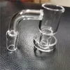 Beracky Flat Top Terp Slurper Fumatore Quarzo Banger Con bagliore nel buio Marmi 14mm 90 gradi Chiodi sottovuoto per tubi dell'acqua in vetro Dab Rig