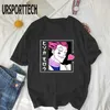 URSPORTTECH Summe Men Tshirt Print Anime Manga Casual Short Sleeve T shirt for Men Oversized T-Shirt Women Couple Tops Tees 210528