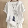 short sleeve cotton nightgown plus size