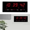 LED Digital Wall Clock Calendar Large Display w/ Indoor Temperature Date and Day Watch For Home Living Room Decoration 210930