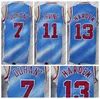 7 Kevin Durant-Trikots 13 James Harden 11 Kyrie Irving City Earned Edition Schwarz Weiß Blau Herren-Basketballtrikot Hochwertiges Sponsor-Top