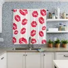 Curtain & Drapes Sexy Lips Watercolor Window Curtains For Living Room Bedroom Blinds Kitchen Treatments Panel