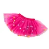 Baby Tutu Tulle Press Pompon Dance Pettiskirt Балетная сцена Принцесса вечеринка мини юбка танцевальная одежда Костюм костюм Dressup Fance Skirts Zyy795