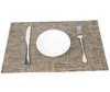 Pads Decoratie aessories 8 kleur voor dineren hittebestendige placemats vlek resistent wasbare PVC keukentafel m m