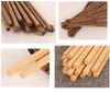 Bacchette di bambù in legno naturale giapponese Salute senza lacca Cera Stoviglie Stoviglie Hashi Sushi Cinese jllfwKg 562 V2