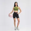 Sutiã esportivo feminino malha sexy respirável top de ioga LU-147 push up feminino academia fitness roupas esportivas roupas íntimas femininas sem costura colete de corrida pano