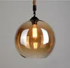 Loft corde de chanvre Vintage LED suspension en verre lampe suspendue pour comptoir de Bar Restaurant café vêtements House8870192