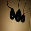 Drilled Yoni Eggs Black Obsidian Massage Stones Viginal Muscle Tightening Reiki Healing Ben Wa Ball Health Care Kegel Exercise