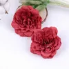 10CM Large Peony Artificial Flower Head DIY Wreath Handmade Craft Fake Flowers Party Supplies for Wedding Home Decoration Y0630