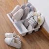 Clothing & Wardrobe Storage Shoe Holder Wear-resistant PP Practical Space Saving Vertical Slipper Tray Rack For Home