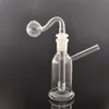 Mini Dab Rig clair Bongs en verre épais narguilés en ligne Perc conduites d'eau 14mm mâle Joint huile plates-formes petit Bong avec bol d'huile