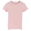 Korean Style Cotton Summer T-Shirt Women Short Sleeve Women's T-shirts Slim Fashion O Neck Elastic Solid Base Tee Tops 13961 210510