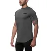 Muscleguys marque vêtements maille à manches courtes t-shirts hommes Fitness chemise hommes t-shirt musculation entraînement gym t-shirt homme 210421