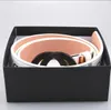 Designer Belt Classic fashion casual letter smooth buckle womens mens leather belt width 3.8cm with orange box size 105-125