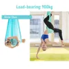 Full 5 * 2.8m Anti-gravidade Yoga Hammock Set Fitness Yoga Stretch Cintos Aerial Swing Sling Inversão Ferramenta para Pilates / Dança / Treino H1026