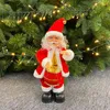 Elektrische Santa Claus Muziekinstrument Kerst Ornamenten Hotel Shopping Mall Kerstversieringen Kinderen Geschenken W-00949