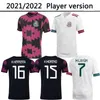 Meksyk Soccer Jersey Player Version Home Black Purpal Copa America 21 22 Chicharito A. Guardado H. Lozano Herrera Dos Santos 20212022 Koszulka piłkarska Zestaw Mundur