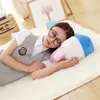 90cm One Piece Creative Toothbrush Pillow Pp Cotton Stuffed Sleeping Pillows Plush Toy Sofa Decoration Office Cushions 4 Colors Q0727