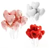 Multi Color Wedding Party Decoration 18inch Heart Shape Balloon Aluminum Balloons for Birthday Valentine's Day Decor