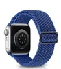 Bracelet en nylon pour bracelet de montre Apple iwatch 3 4 5 se 6 7 série bracelet de montre en tissu avec clip en métal 38MM 40MM 42MM 44MM bracelet accessoires intelligents