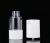 15/30/50/80/100ml Airless Pump Vacuum Scrub Lotion Bottle Toiletries Container Plastic Dispenser Travel Cosmetic Bottles SN3879