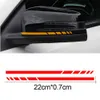 1Pair Car BACKE View Mirror Sticker Reflective Decal Vinyl Sticker Decal Stripe Sticker för en C E -klass W204 W2126983203
