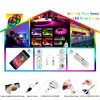 Remsor led strip lampor bluetooth wifi rgb smd fita för fest sovrum dekoration kompatibel con alexa control de google tira luces9864053