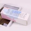 Le paquet imprimé coloré adapté aux besoins du client de soin de la peau enferme dans une boîte la petite mini boîte d'emballage cosmétique d'emballage de stratification mate