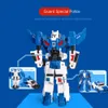 Large Size Fit Transformation Robot Deformation Collision Magnetic Two-in-one Robot Action Figures Toys Boy Gift1911125