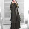 الملابس العرقية عيد مبارك المسلمين الحجاب اللباس النساء صلاة الملابس دبي أبايا تركيا أردية طويلة كفتان المغربي البسيط الإسلامي النقاب