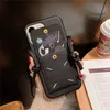Étui de téléphone en cuir à chaîne croisée pour iPhone 13 12 11 Pro Max XS Lanyard Card Carte à fente du portefeuille Bouchet de protection de l'embrayage SH4960501