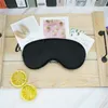 Geïmiteerde zijde slaap oog masker draagbare reizen eyepatch dutje ogen patch rust blinddoek cover slaapmaskers nacht eyeshade