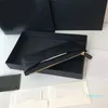 デザイナー - ファッションスタイルの女性の財布インテリアスロットポケット純正レザープレーン柔らかくて快適な気持ちシンプルで簡単な黒い財布