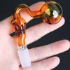 Mini Tubulações de água de vidro do crânio 14mm 18mm acessórios coloridos de fumar cachimbos