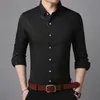 Thoshine ماركة ربيع الخريف الرجال قمصان الذكية عارضة نمط الذكور الأزياء الكامل طويلة الأكمام قميص تنفس camisa ملابس الرجال
