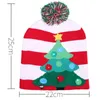 LED Sweater Beanie Light Up Chapéu De Malha Presente De Natal Para Crianças Xmas 2021 Ano Decoração # 4