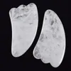 Rock Quartz Masajı Gua Sha Sawttooth Screer Yüz Masaj Aracı Doğal Kristal Yüz Bakım Zayıflama Kaldırma Güzellik Taşı Sağlık Hediyesi