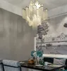 Lampada a sospensione con nappe a catena di lusso LED Diametro 80 cm Oro argento Colore Home Salon Hotel Art Luci decorative Centro commerciale Lobby Lampade