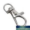 10 pcs prata giratória de clasp de fecho de lagosta keychain split chaveiro achados de anel clasps para chaveiros fazendo artesanato diy