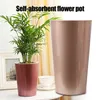 Självvattenplanter Violettkrukor Lazy Flower Automatisk vattenfri S 211130