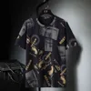 Oversize camisetas Homens Tamanho grande 10xl Tops Tees Verão Hip Hop Cópia Casual Tshirts Plus Size 9XL10XL Roupas Baggy HX456 G1229