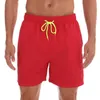 Купальники мужские Maillot De Bain шорты для плавания сплошной цвет короткая пляжная одежда трусы для мужчин быстросохнущие плавки плюс размер M-4XL281z