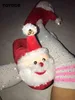 Vinter Julpar Plush Tofflor Kvinnor Santa Hem Flat Slides Män Hem Golv Flip Flop Cartoon Cute Furry Fur Skor Bomull H1122